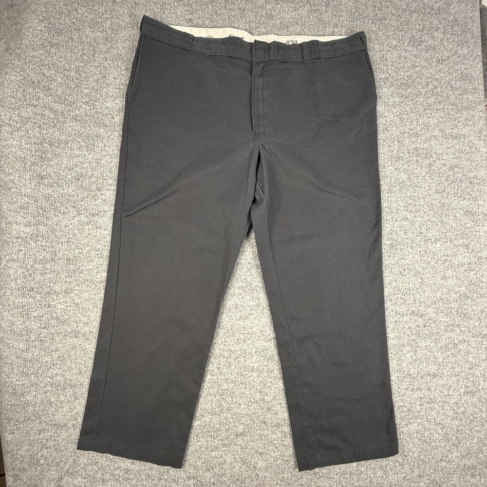 Dickies 874 Flex Pants Mens 50x32 Big 3X Black Workwear Chino Classic Fit Twill